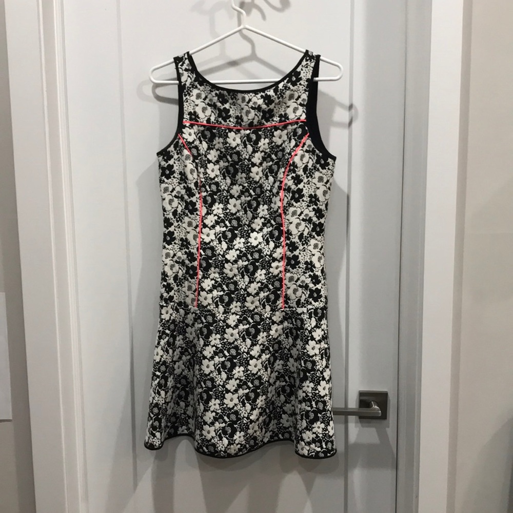 Banana Republic Black and White Floral Dress
